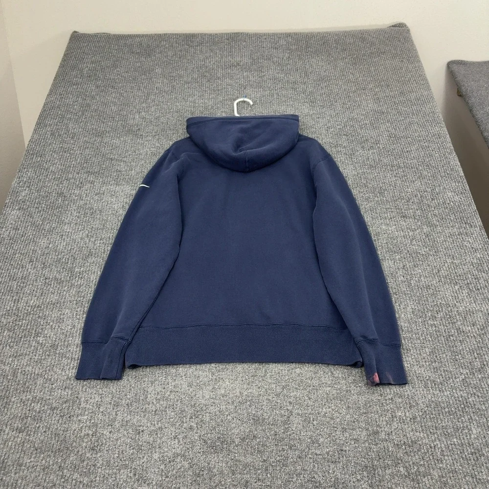 New England Patriots Nike Hoodie Mens L Blue Cotton Super Bowl LI Champions